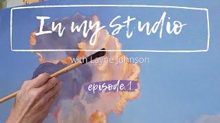 How I begin a #cloudscape painting [In my Studio: Episode 1]