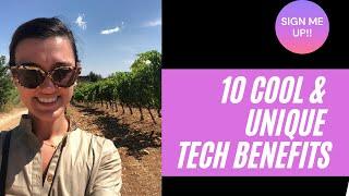 10 cool & unique tech job benefits