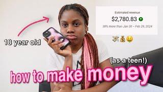 How to make QUICK & EASY money as a teen! *13,14,15,16,17*