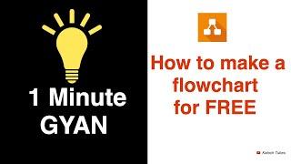 How to make a flowchart | Free online flowchart maker | 1 Minute Gyan | Katoch Tubes