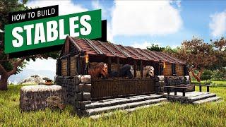 How To Build A Small Stables - Ark Survival Evolved