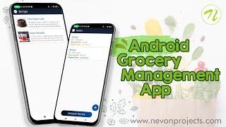 Android Grocery Management App | Android App Ideas