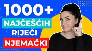 PAZLJIVO ODABRANIH 1000+ RIJECI KOJE MORATE ZNATI! DA RAZUMIJETE I DA VAS RAZUMIJU!