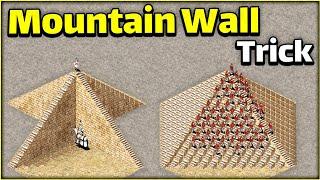 Mountain Wall Trick (Immortal Wall BUG) Stronghold Crusader