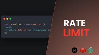 Here Is How I'm Adding Rate Limiting To My NextJs App