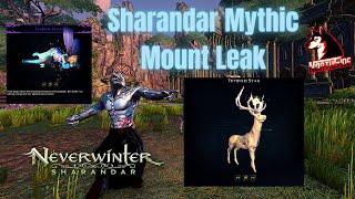 Neverwinter Mod 20 - Mythic Sharandar Mount & Companion Sneak Peek Feywild Stag Enchanting Lockbox