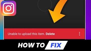 Unable To Upload This Item Instagram Story | Instagram Story Problem 2023 |