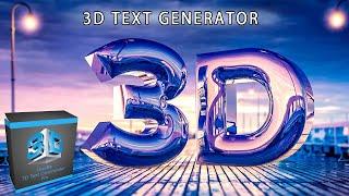 3D Text Generator