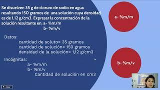 Unidades físicas de concentración y densidad