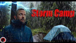 ️ The Cold Dark Storm - Heavy Rain Storm Camp