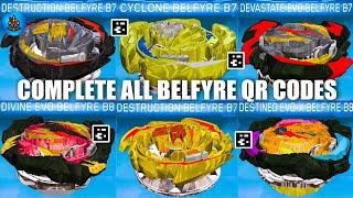 COMPLETE ALL BELFYRE QR CODES BEYBLADE BURST APP | TOTAL BURST