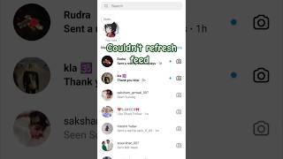 instagram couldn't refresh feed problem | 100 ℅ solution  | #instagram #solution