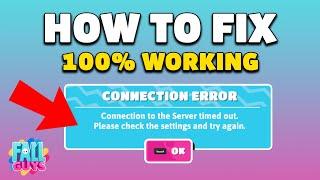 How To Fix Fall Guys Connection Error (100% WORKING!)
