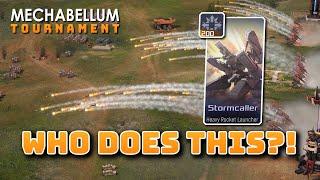 EARLY TRIPLE STORM CALLERS WITH TECH?! - Mechabellum Tournament Game - Fizeal vs. Rackelhahn