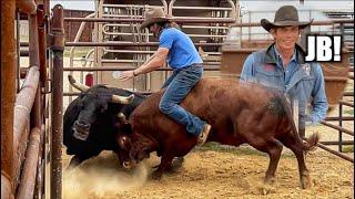 Dale Gets On A BULL At JB Mauneys BuckTown