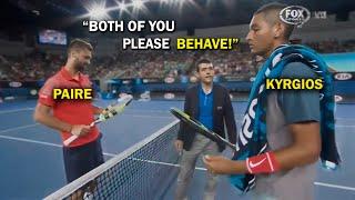 The Tennis Match That Turned into a CIRCUS! (Kyrgios vs Paire)