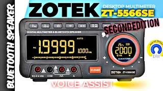 ZOTEK ZT-5566SE DESKTOP Multimeter Review & Teardown!