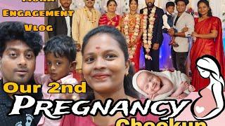 Our 2nd Baby Pregnancy Checkup  | VBAC | Mona Engagement Vlog | Bharya Vlogs