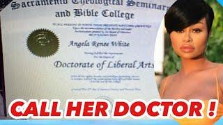 BLAC CHYNA RECEIVES DOCTORATE DEGREE!