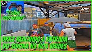 DRKZ REAGINDO A ENTRADA DO SIDOKA N$ NOS VERDES - GTA RP CIDADE ALTA