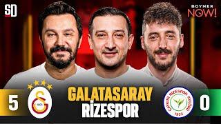 “HER ZAMAN DAHA İYİSİNİ ARAR” | Galatasaray 5-0 Rizespor, Osimhen ve Sara’dan Siftah, Davinson