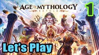 Let's Play - Age of Mythology: Retold - Full Gameplay - Real Time Strategy Game - Full Release [#1]