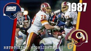 1987 RetroSkins Highlights: New York Giants vs Washington Redskins [RE-ISSUE!]