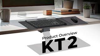 KT2 Ergonomic Sit Stand Under Desk Keyboard Tray - adjustable under-desk computer keyboard tray