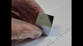 Huge 1 inch Osmium metal cube - 350 grams