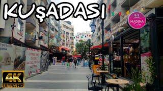 KUŞADASI  CITY CENTER VIRTUAL WALKING TOUR 2023 | 4k UHD 60fps