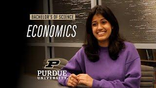 Major in Economics at Purdue University’s Daniels School of Business