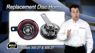 WOLO REPLACEMENT DISC HORNS