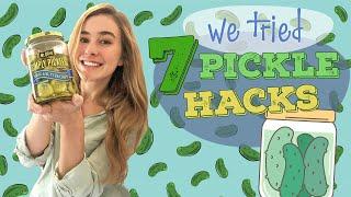 7 Weird Pickle Hacks You Should Try ASAP | Pickle Beer? | We Tried It