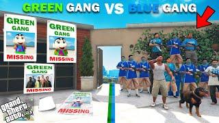 Franklin Blue Gang VS Shinchan Green Gang Missing? In GTA 5!