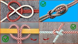 Top 22 Rope Climbing Techniques! How to Tie a Rope Knot