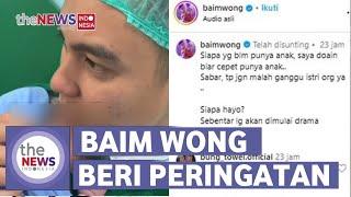 Di Tengah Isu Keretakan Rumah Tangga, Baim Wong Sindir Sosok Pengganggu Istri Orang