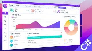 Create a Dashboard - C#, SQL Server, WinForms & OOP / By Date Range - Explained