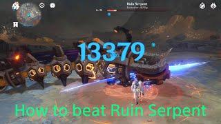How to beat Ruin Serpent MUCH FASTER