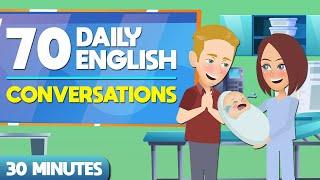 70 Daily English Conversations | English For Beginners