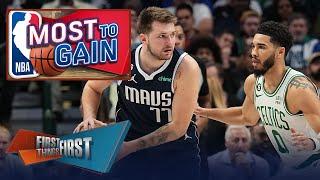Luka Dončić & Jayson Tatum have 'Most to Gain' in Mavs vs. Celtics Finals | NBA | FIRST THINGS FIRST