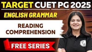 CUET PG 2025 English Grammar | Reading Comprehension | General MBA & LLB