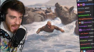 DOUG VS TWITCH CHAT: The Red Dead Bath Challenge REMATCH