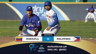 Highlights | Game 13 Venezuela vs Philippines | 2024 WBSC Men's Softball World Cup - Group A