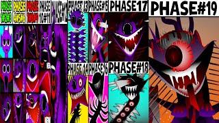 Phase 1 VS Phase 2 VS Phase 3-4 VS Phase 5 VS Phase 6 VS Phase 7-8-19 in Incredibox Sprunki Mix!