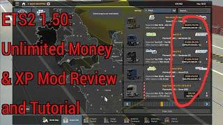 ETS2 1.50: Unlimited Money & XP Mod Review and Tutorial