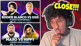 Yolow Reacts | Bookie Blanco vs Osis & MaxO vs Hippy | Florida Beatbox Battle 2024 | 1/4 Finals