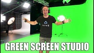 MY "VR MAN CAVE" | Green Screen Studio Setup (on a budget) and Equipment Tour