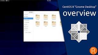 CentOS 8 "Gnome Desktop" overview | The community enterprise operating system.