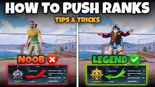 HOW TO PUSH RANKS EASILY IN 4 DAYS BGMI/PUBG MOBILE TIPS & TRICKS TO BE A PRO PLAYER.