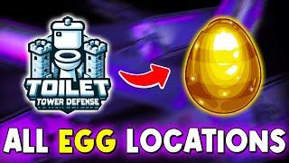  ALL EGG LOCATIONS in 3 MINUTES!!  Egg Hunt Toilet Tower Defense